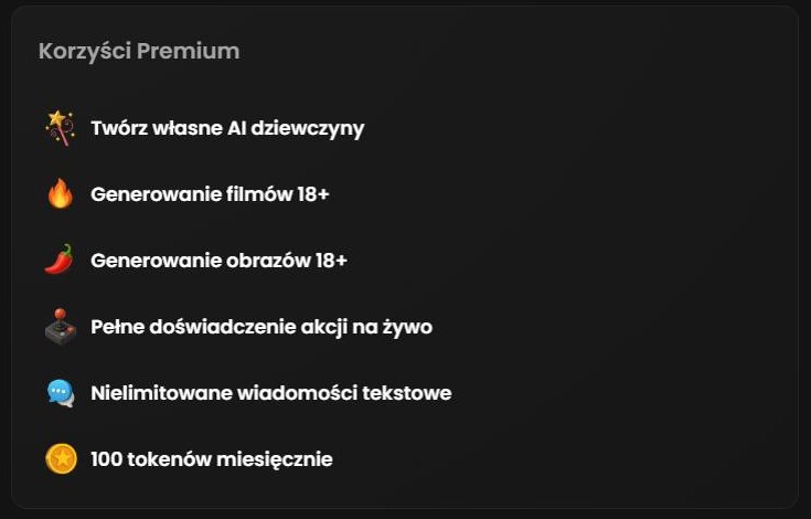 Candy.ai: korzyści planu Premium